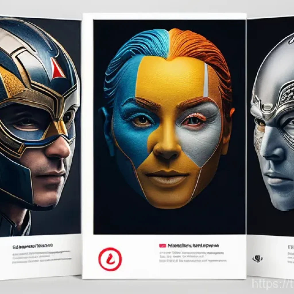 하이퍼 퍼스널라이제이션의 비즈니스 모델 혁신 - Here are three detailed image generation prompts in English, designed to capture the essence of Hype...
