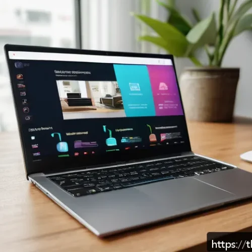 Home 32 하이퍼 퍼스널라이제이션 사례 연구 - A vibrant Thai e-commerce website interface displayed on a modern laptop screen, showcasing personal...