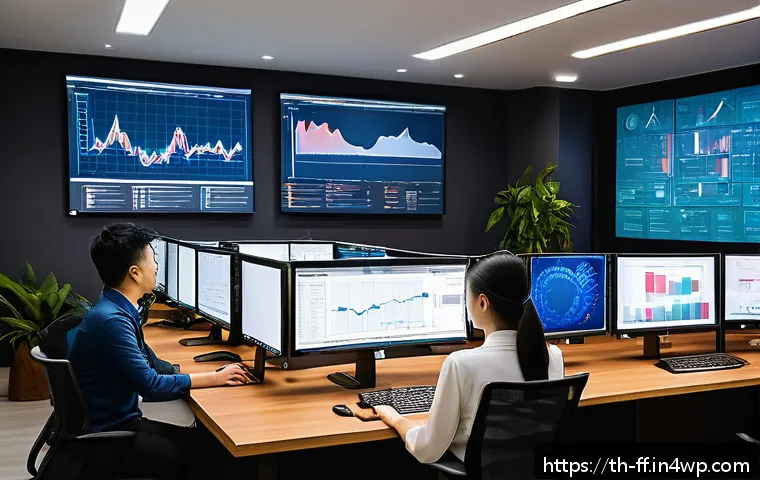하이퍼 퍼스널라이제이션과 브랜드 차별화 전략 - A modern Thai marketing office setting showing a diverse team of professionals analyzing customer da...